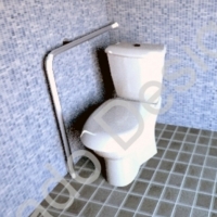Поручень угловой, пристенный